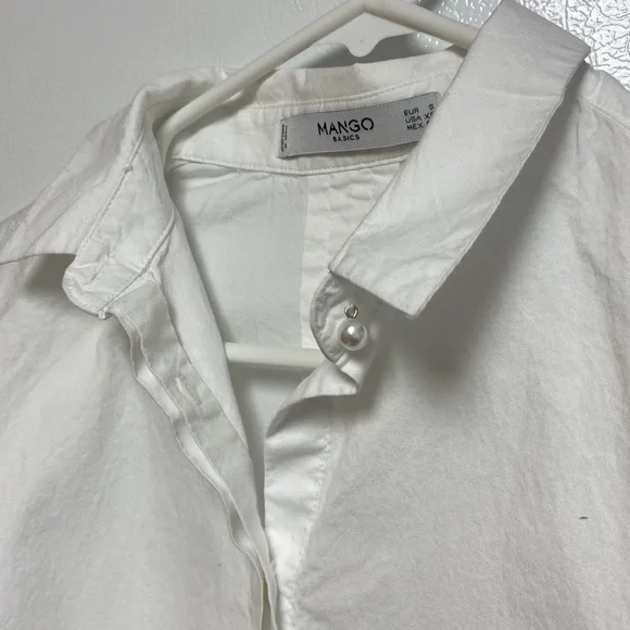 MANGO white button down - Picture 2 of 4
